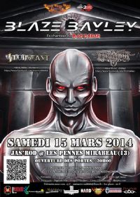 BLAZE BAYLEY (ex MAIDEN) + STONECAST + ANTINOMY'S. Le samedi 15 mars 2014 aux Pennes Mirabeau. Bouches-du-Rhone.  20H00